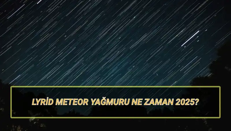 2025 Yılında Lyrid Meteor Yağmuru: Türkiye'den Görme İhtimali ve Bilmeniz Gerekenler
