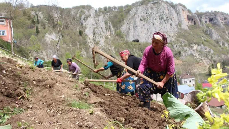 Zorlu Mesainin Başlangıcı: Sepetler ve Kazmalarla Sahada Görev Başındalar